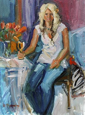 "Chardonnay" - Alexandra Eyer Fine Portraits.